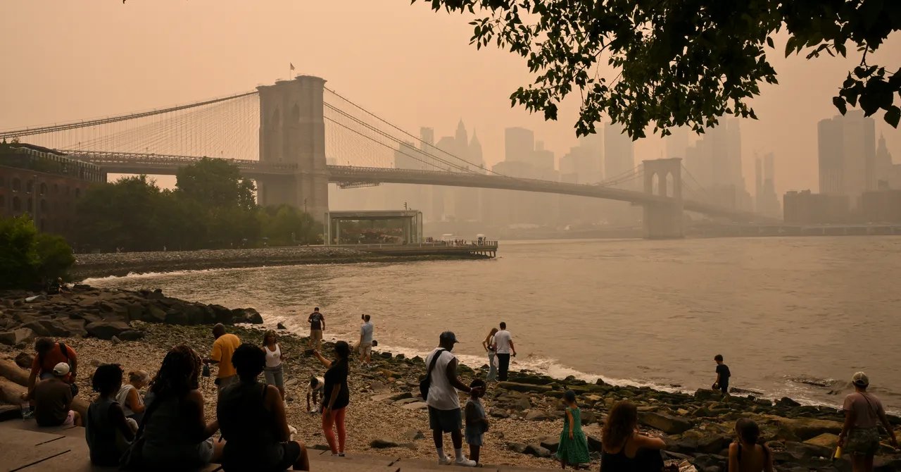 What Cities From Chicago to Washington, DC, Look Like Under a Blanket of Wildfire Smoke