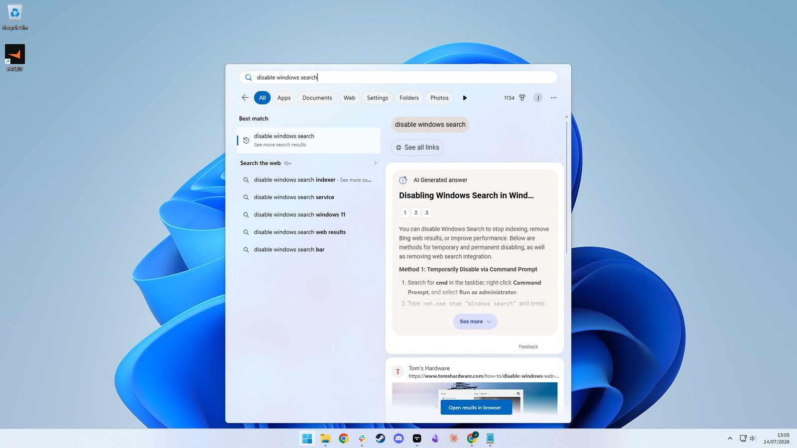 New changes to Windows 11 Start menu and search look genuinely exciting and thank the heavens that we’ll be able to disable web results