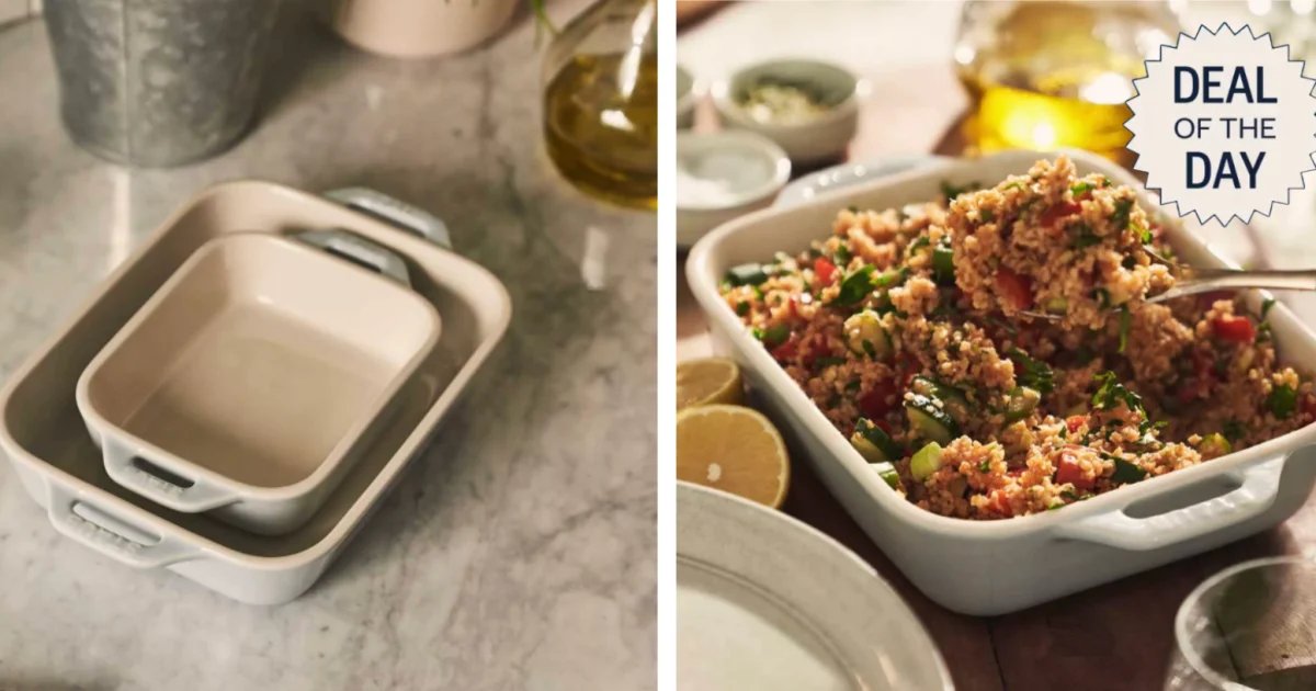 Staub’s Pastel Macaron Baking Dish Set Is 58% Off at Sur La Table