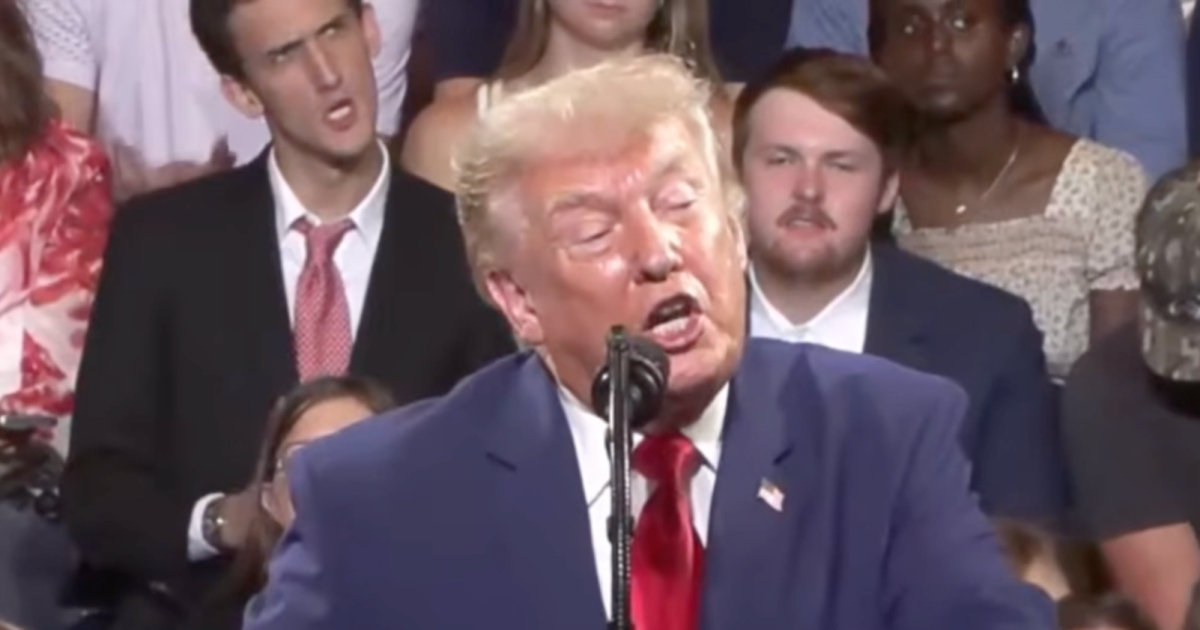 Rally attendee steals the show by mimicking Trump’s gestures | Donald Trump