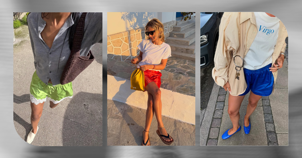 6 Ways To Wear Satin Shorts, According To Cool Dressers
