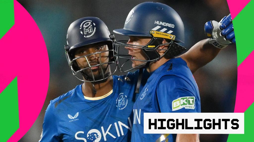 The Hundred: MI London men vs Sunrisers Leeds men – highlights