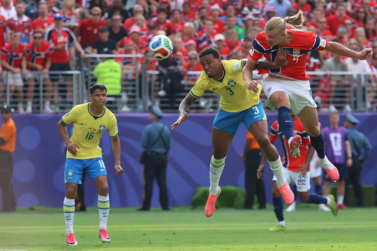 One Extraordinary Photo: Erling Haaland’s header to help Norway advance