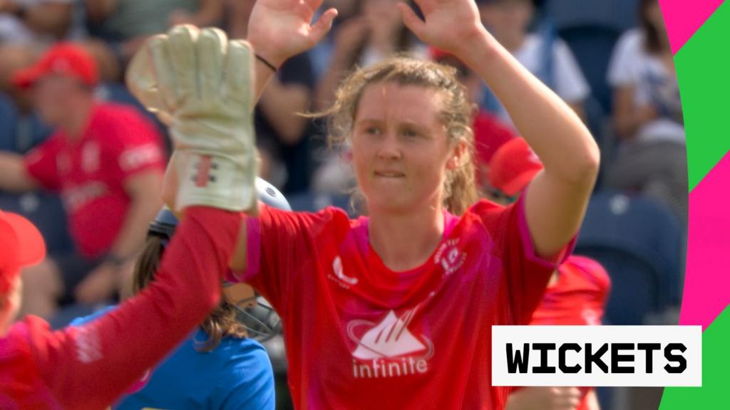 The Hundred: Welsh Fire vs MI London – Grace Potts takes three wickets
