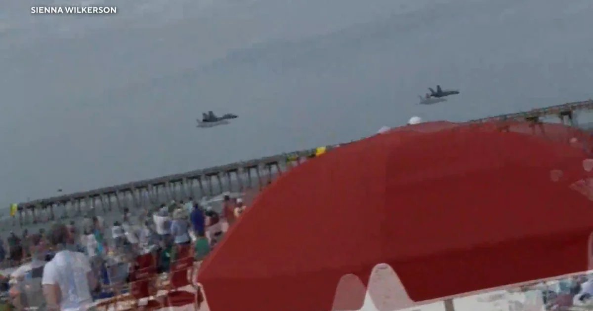Navy’s elite Blue Angels under investigation after video shows low flyover at Florida beach