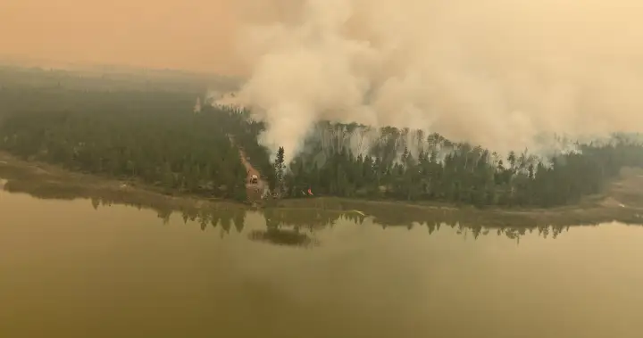 Village of Clinton under evacuation alert due to Fiftynine Creek wildfire