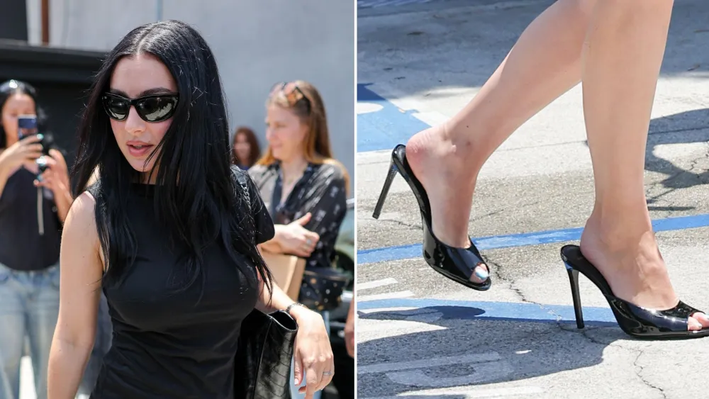 Charli XCX Swaps Her Pointed Pumps for Peep-toe Mules in New Album Era