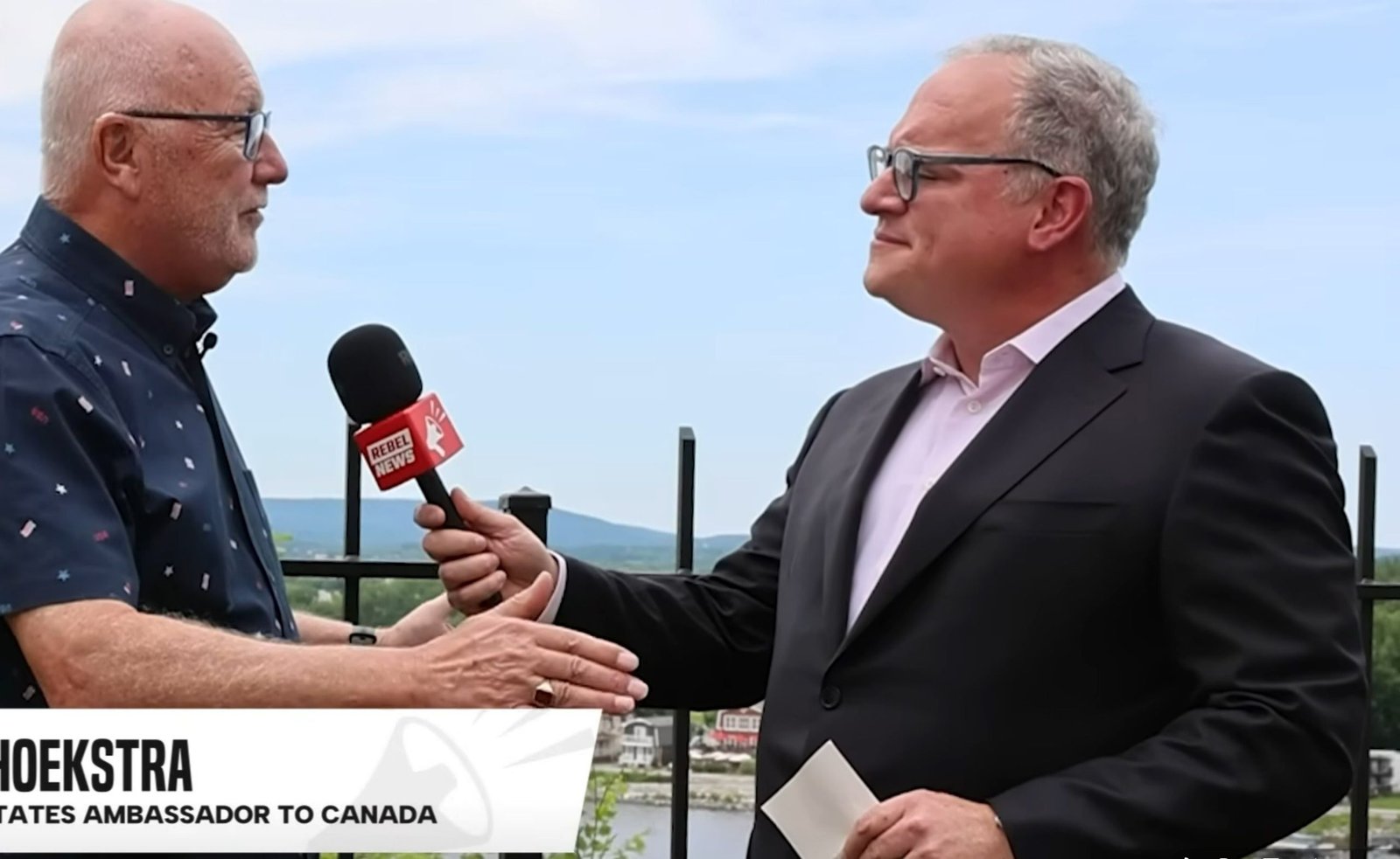 Right-leaning media personalities join U.S. Ambassador Pete Hoekstra for July 4th festivities