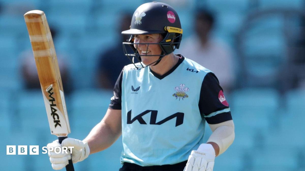 Women’s T20 Blast: Surrey’s Laura Harris hits fastest 50 in win over Warwickshire