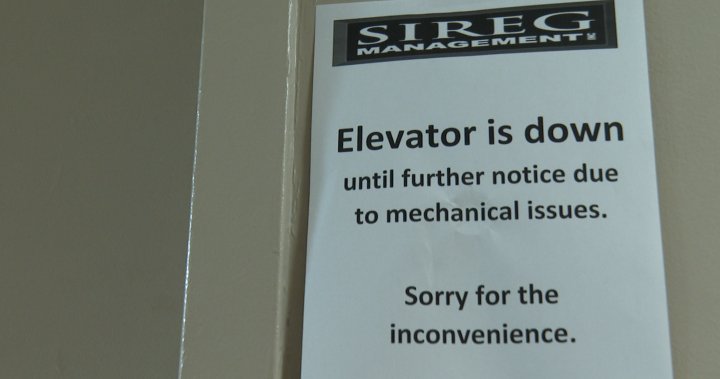 Elevator outage leaves some Brockville residents stranded for nearly 3 months – Kingston