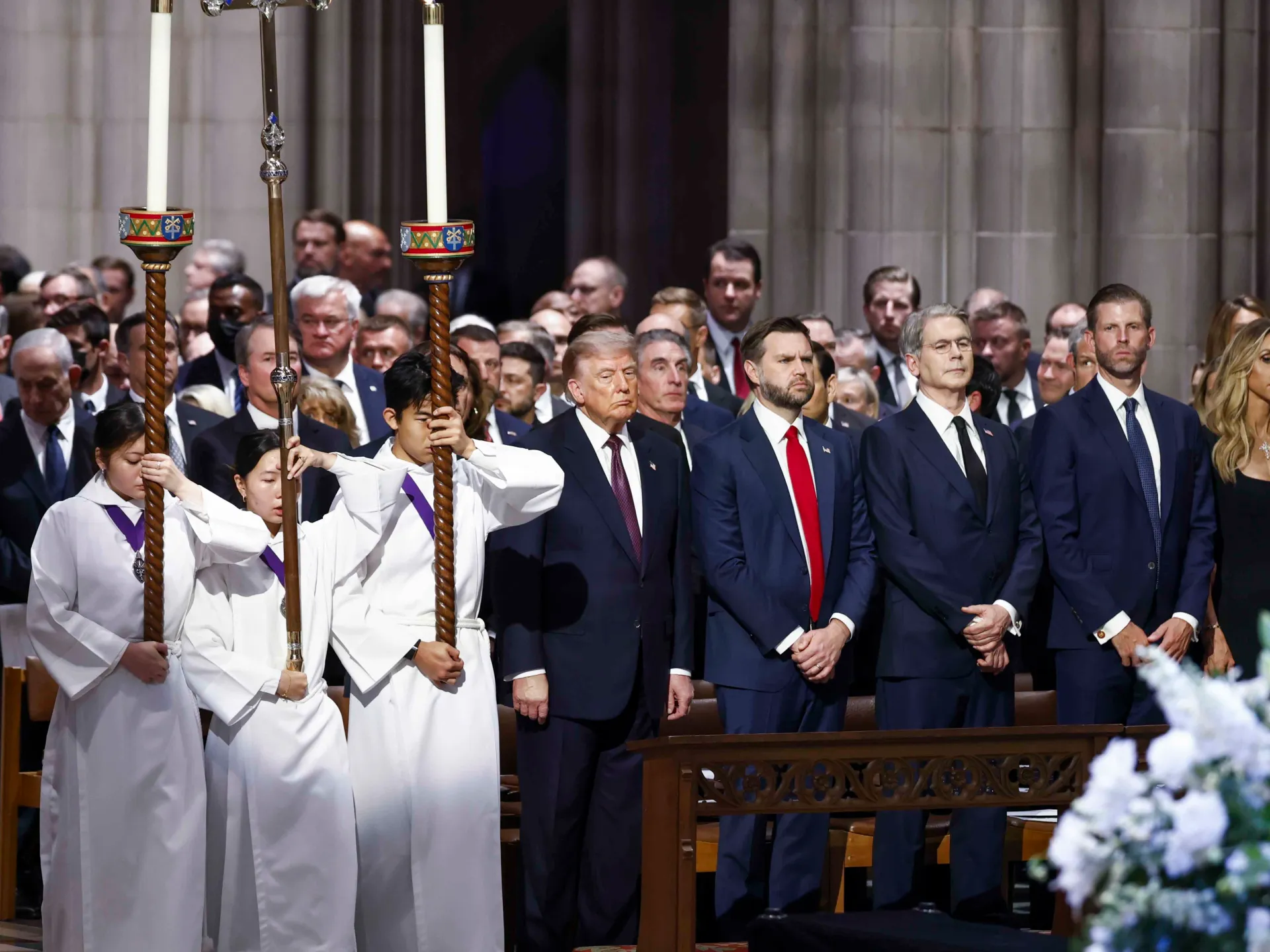 Donald Trump and world leaders attend Lindsey Graham’s funeral | Politics News