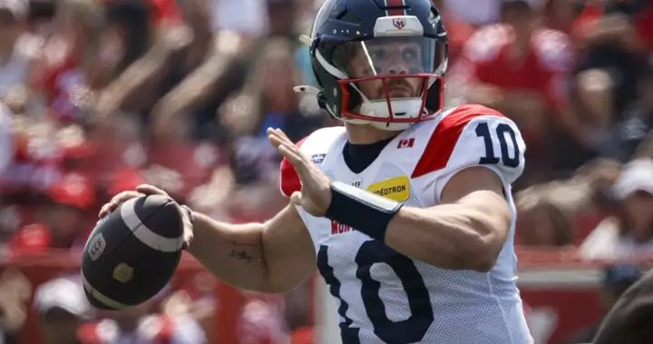 Alouettes down Stampeders 38-32 in CFL