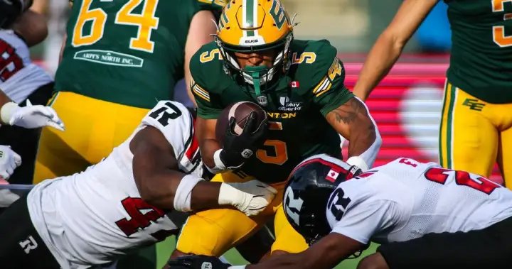 Rankin leads the way with three TDs as Elks run over Redblacks 40-17