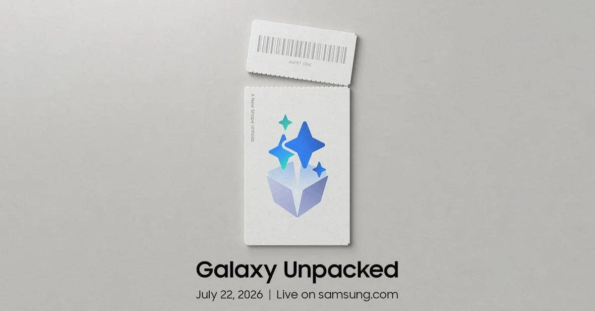 Samsung Galaxy Unpacked July 2026: How to watch
