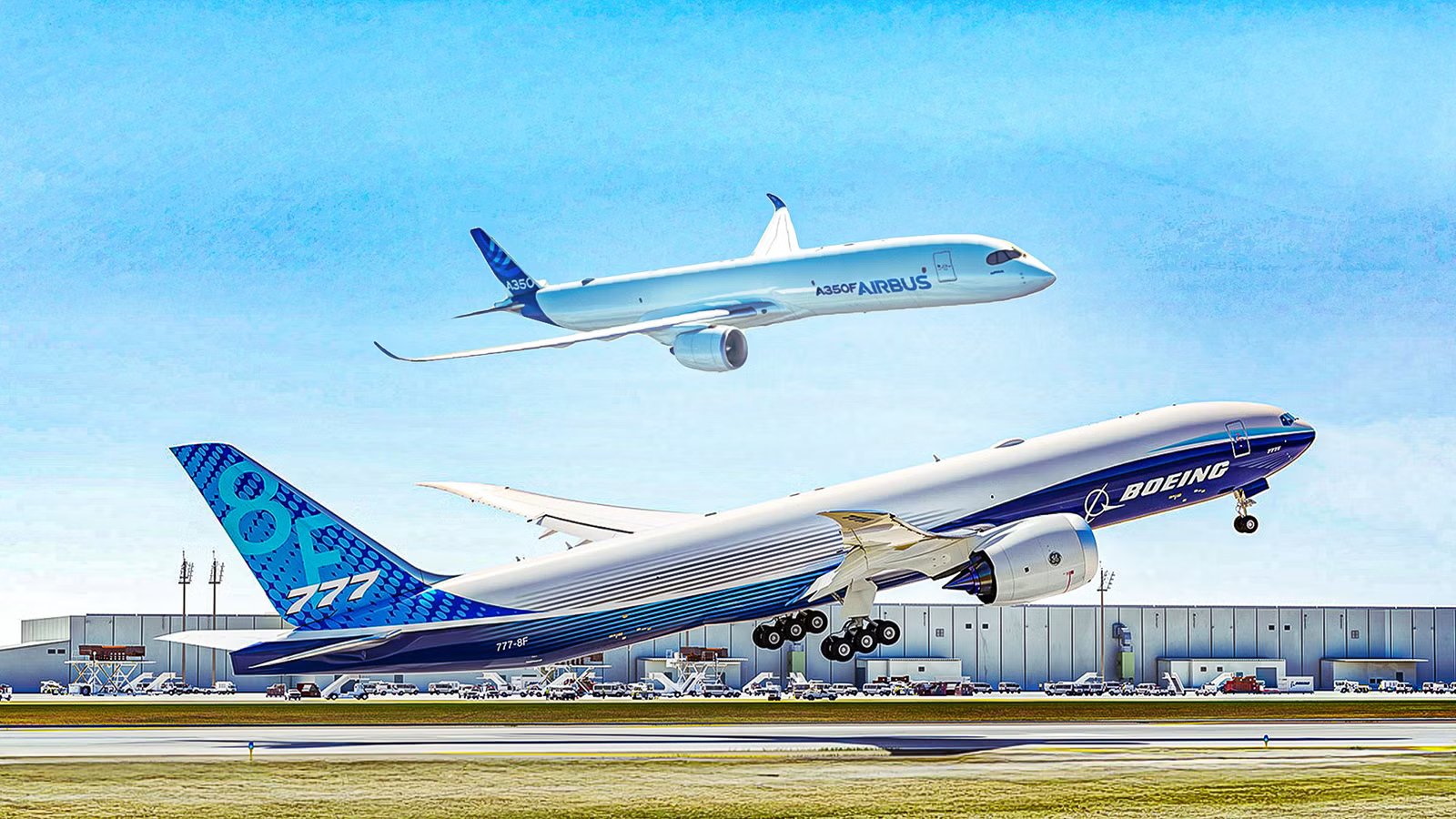 How A Single Engine Choice Will Decide The Boeing 777-8F Vs. Airbus A350F War