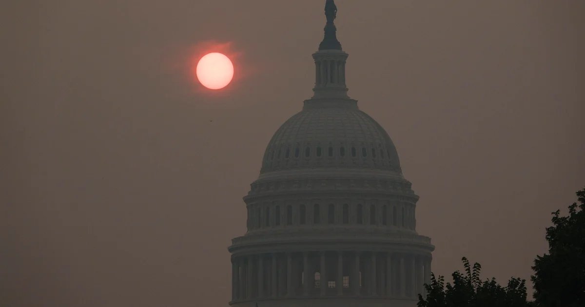 More than 50 million in Northeast face severe weather risk as wildfire smoke impacts air quality