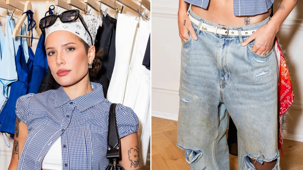 Halsey Doubles Up on Bandanas at Guizio’s Los Angeles Opening