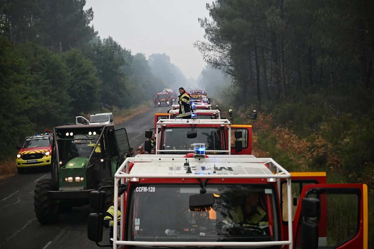 France and Spain battle wildfires as more than 250,000 people are forced to flee homes