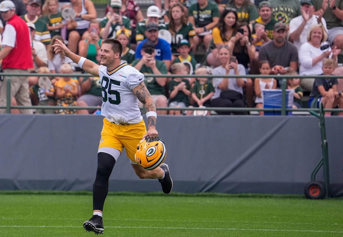 Packers tight end Tucker Kraft returns with his eye on season opener