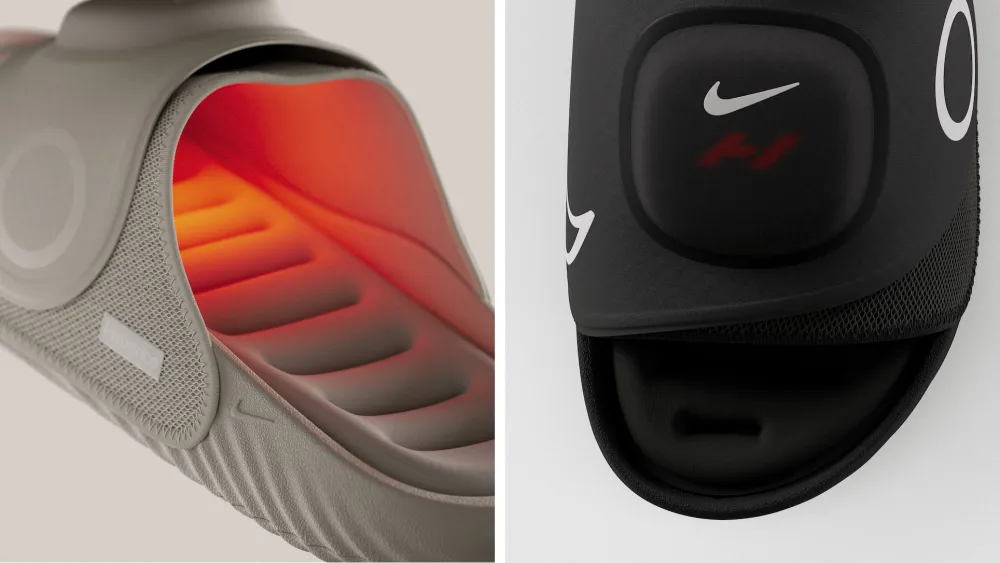 Nike, Hyperice Introduce Vibrating and Heated Recovery Slides