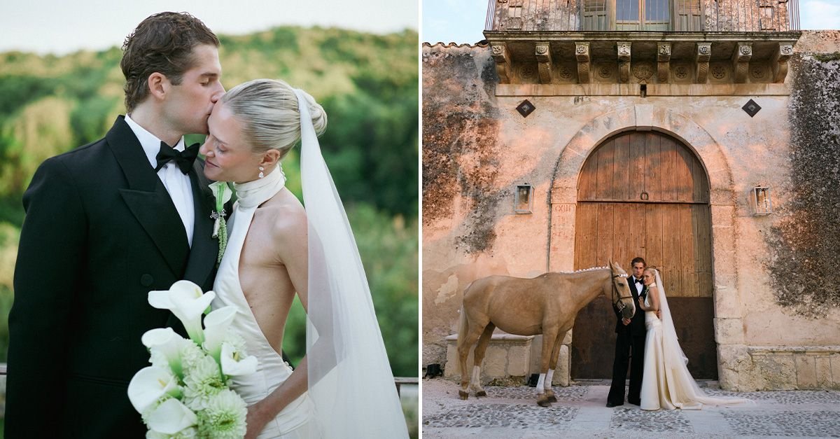 Who What Wear Weddings: Max Siegelman and Karoline Spenning