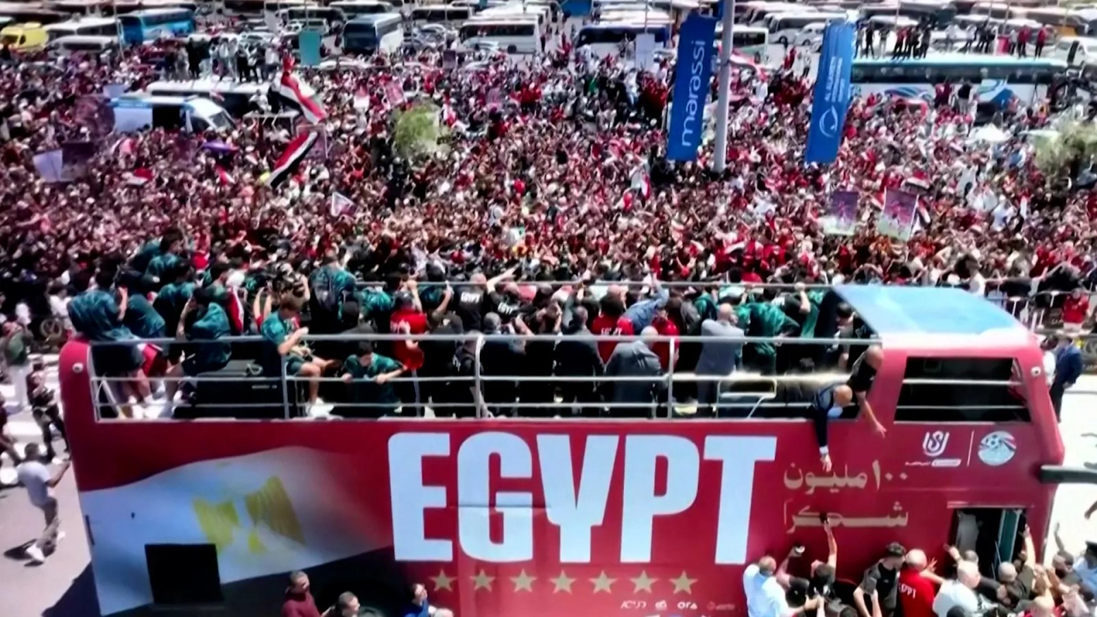 Egypt World Cup team return home to hero’s welcome after historic run | Newsfeed