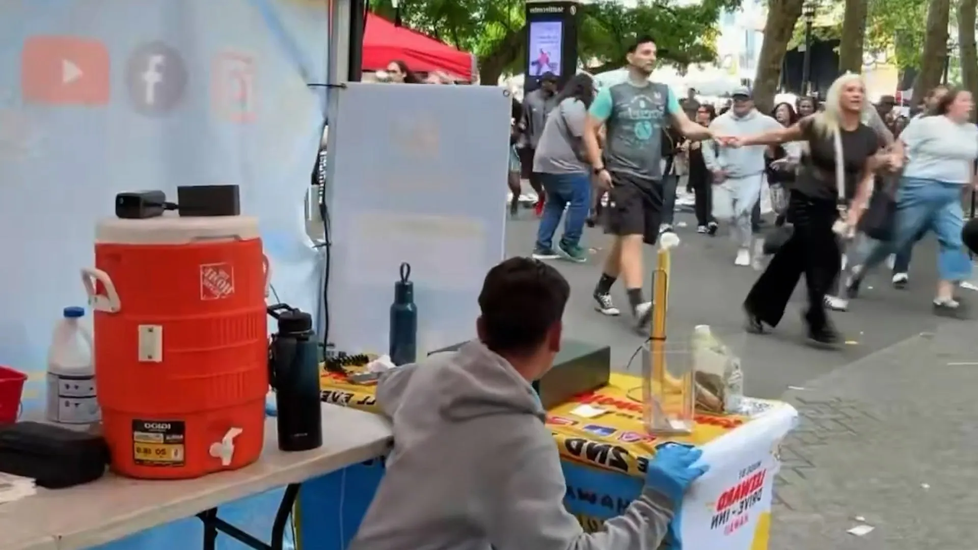 Vendor’s livestream captures chaos as gunfire erupts at Seattle Center | Gun Violence