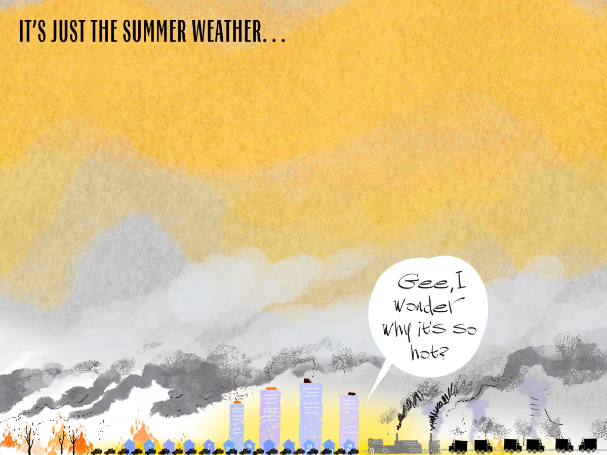 The summer weather
