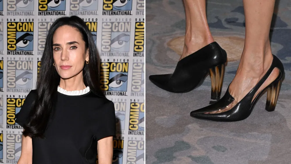Jennifer Connelly Leads Comic-Con’s Clear Shoe Moment in Louis Vuitton