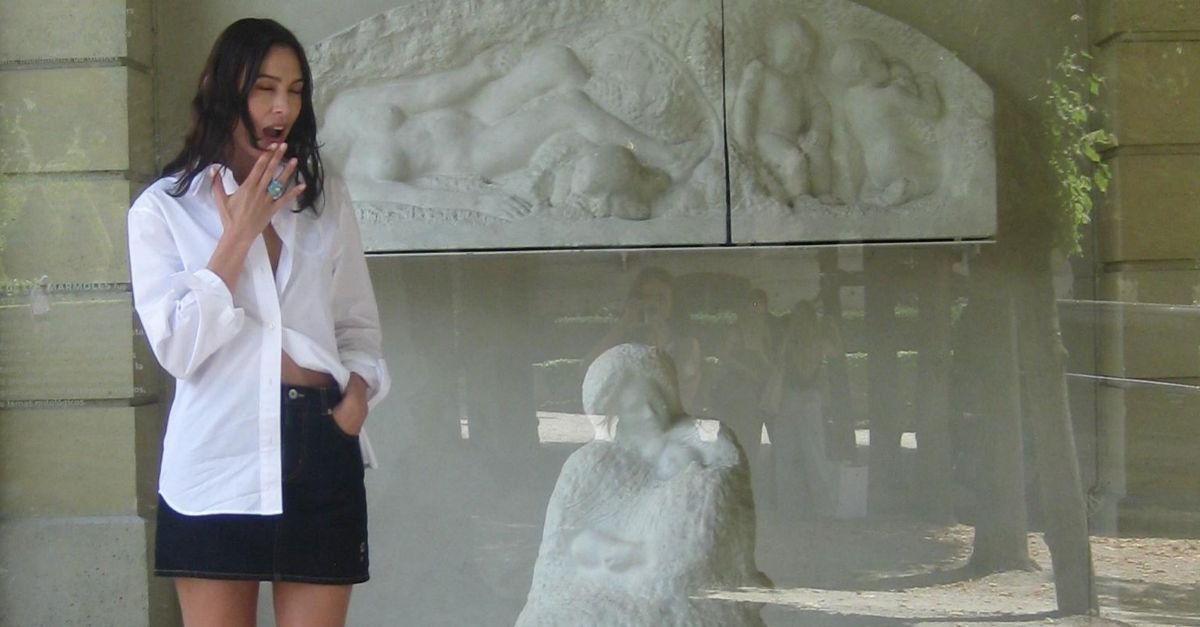 Alexa’s Denim Miniskirt is Summer’s Answer to Jeans