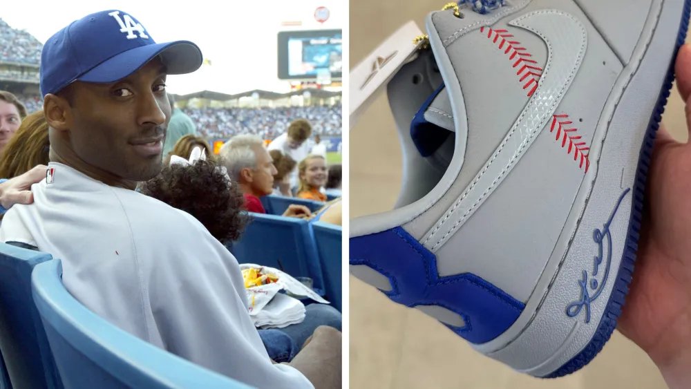 Kobe Bryant’s Remastered Nike Air Force 1 Takes on a Dodgers Theme