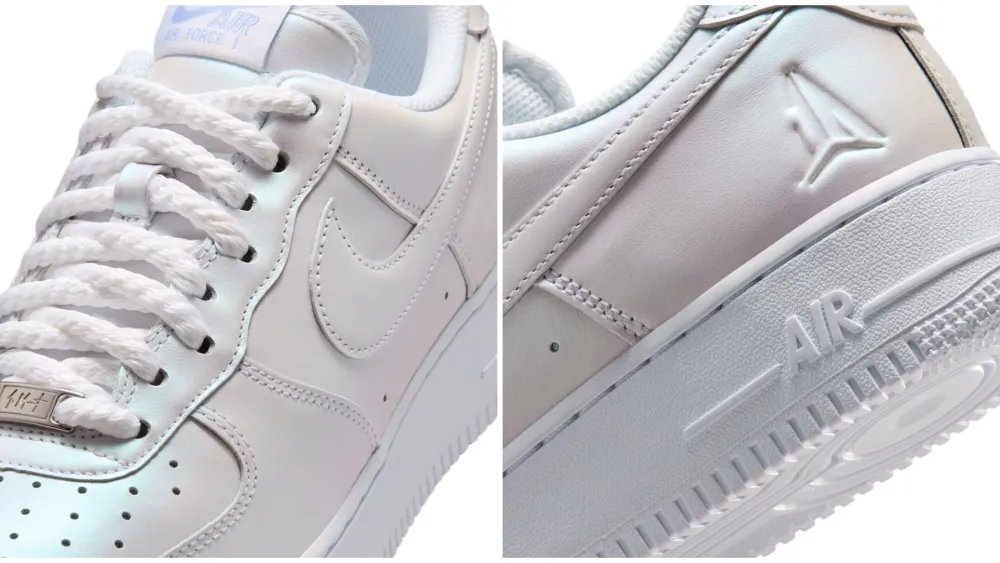 Ja Morant Nike Air Force 1 Triple White Pearl Release Date IR8492-100