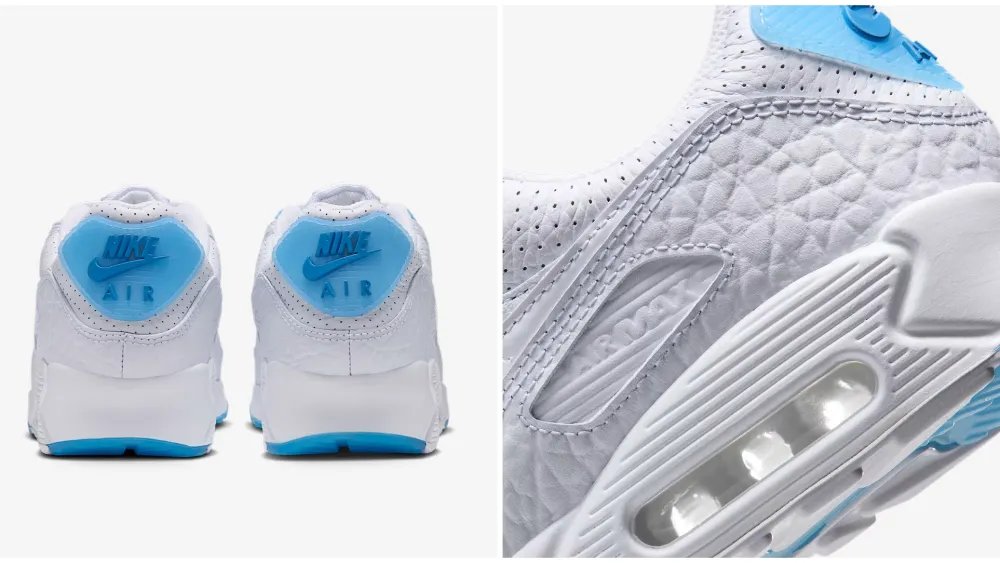 Nike Air Max 90 ‘White/Aurora Blue’ Release Date IZ2746-100