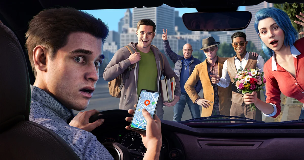 Rideshare “Stimulator” is an Uber driver sim set in a city full of weirdos that I’m hoping is satirical enough to pull the concept off
