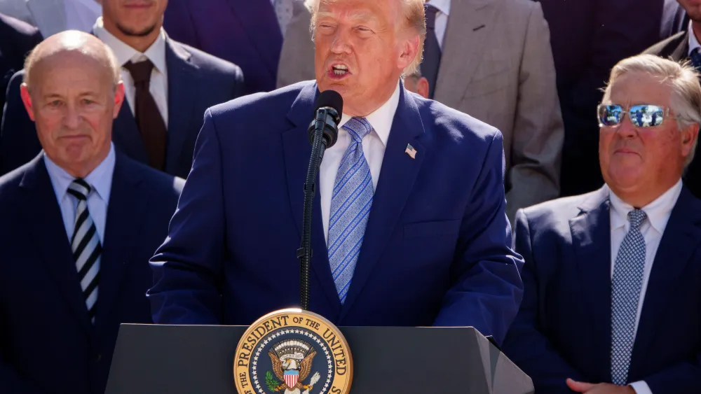 Trump Says Frozen Iranian Assets Should Pay for Shipping Damage