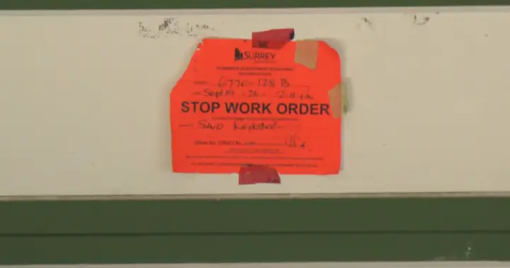 City of Surrey continues crackdown on illegal construction at 3 more properties – BC