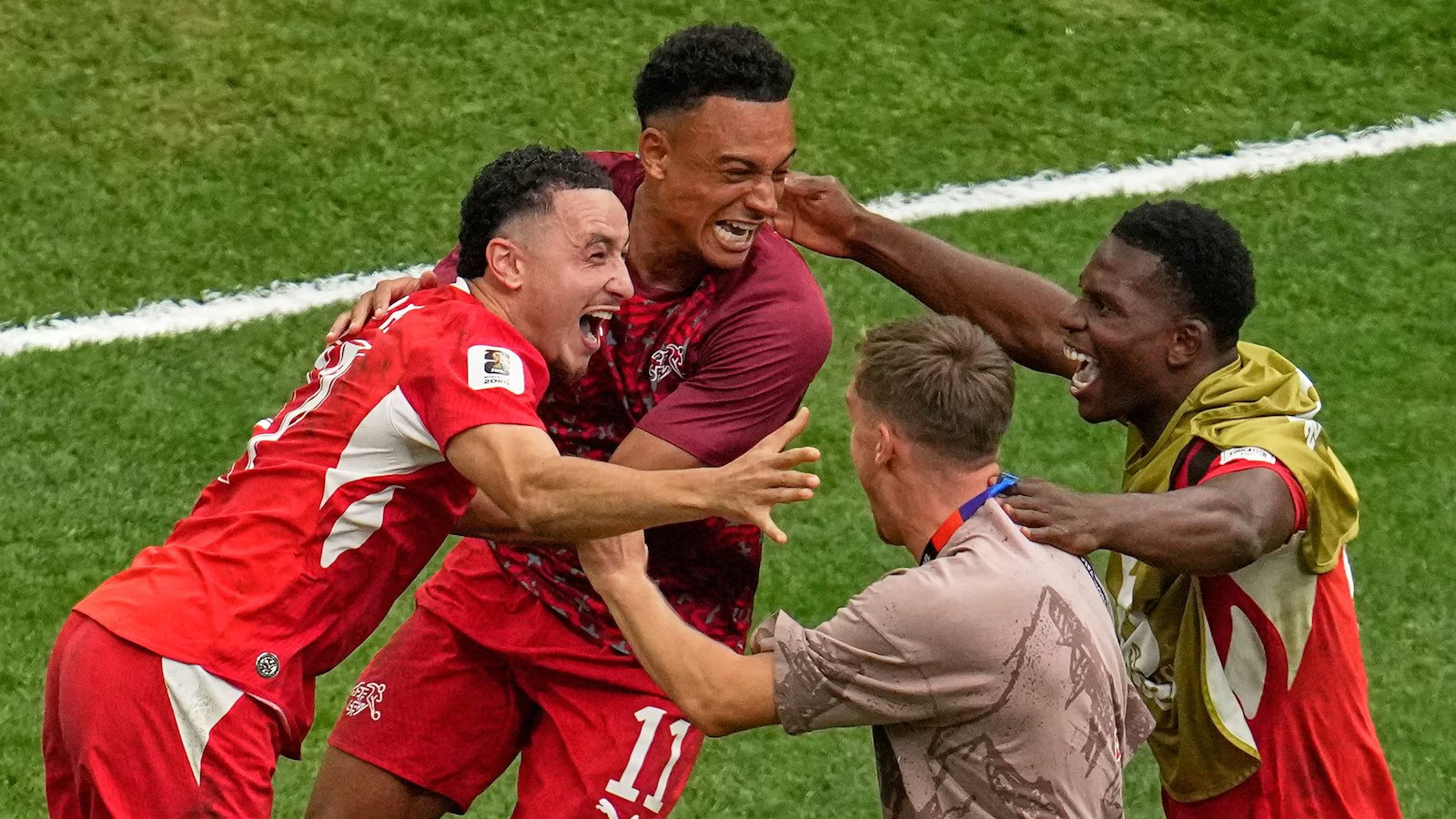 Vargas sends Switzerland to World Cup quarterfinals in shootout win over Colombia