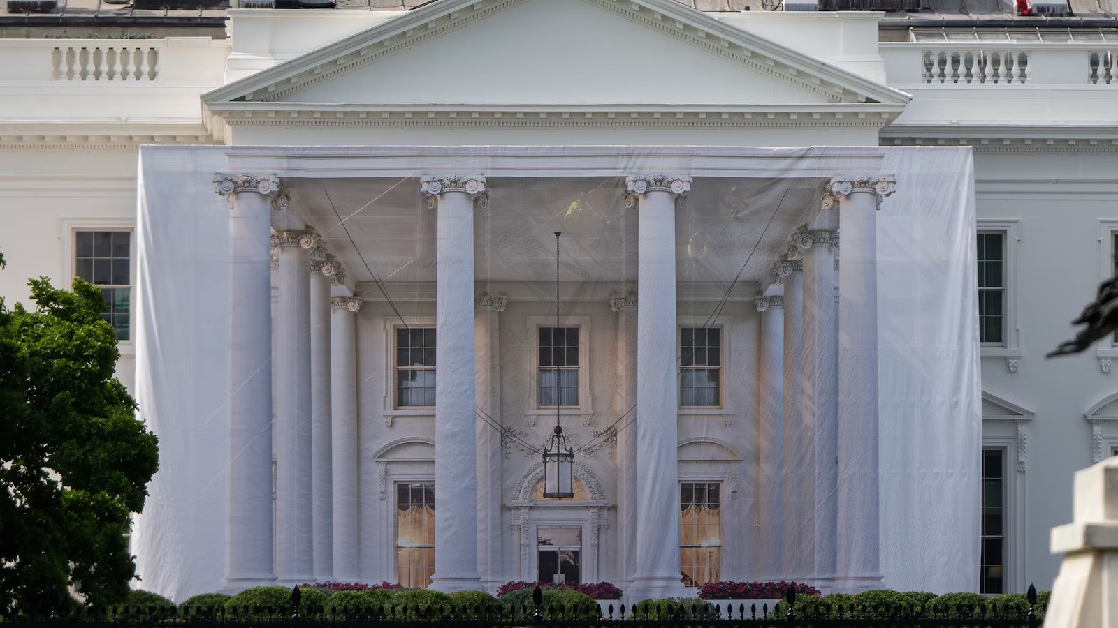 White House entrance undergoing ‘security enhancements and upgrades’