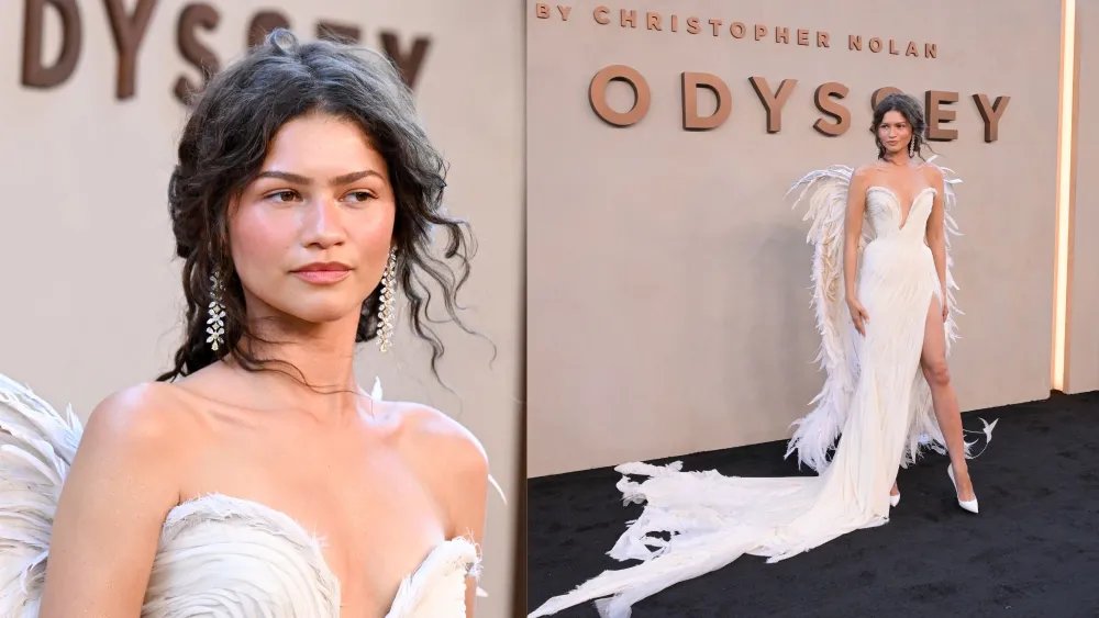 Zendaya Is a Winged Goddess at ‘The Odyssey’ New York Premiere