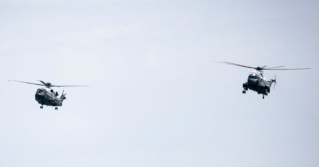 Helicopter Carrying Trump Flew Near Passenger Jet in Washington Airspace