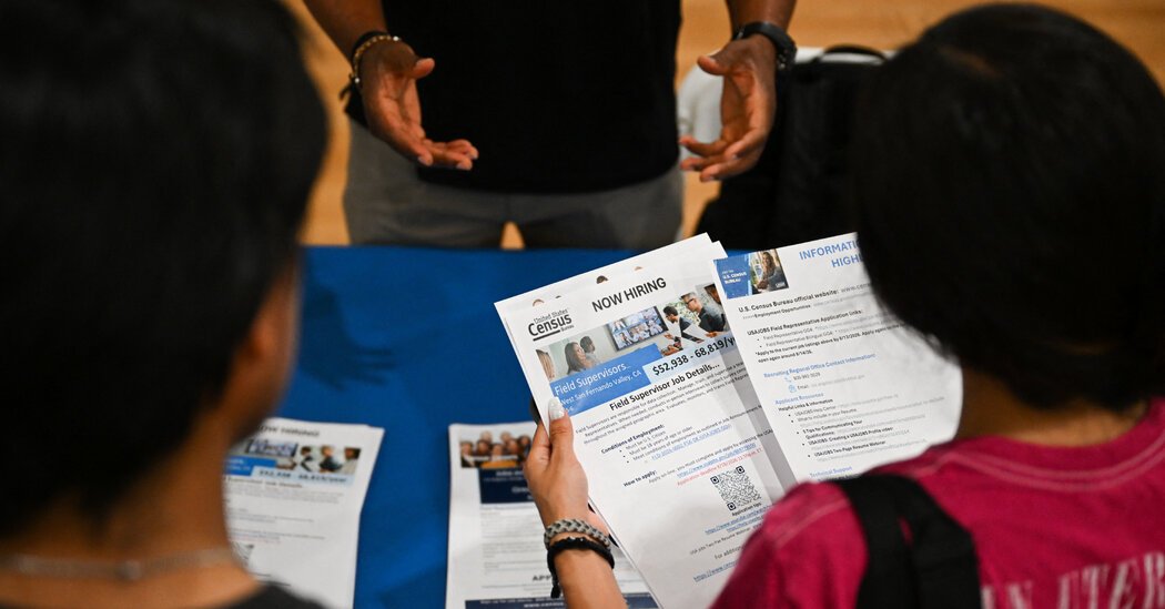 Live Updates: Slow but Steady Jobs Market Faces Its Latest Test