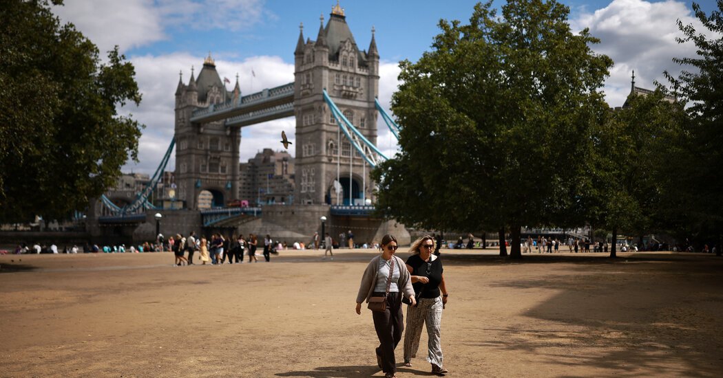 Photos Show England Turning Brown in Drought