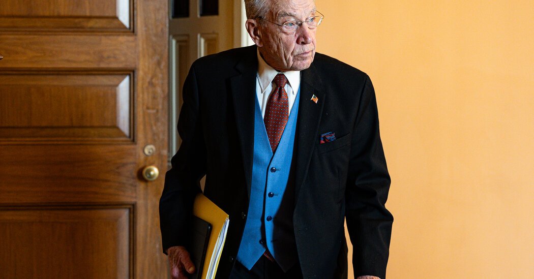 Chuck Grassley Announces the Death of His Beloved Vacuum, Beth