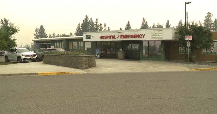 Small B.C. community surrounded by wildfires facing more ER closures