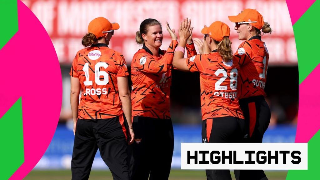 The Hundred Women: Manchester Super Giants vs Sunrisers Leeds Highlights