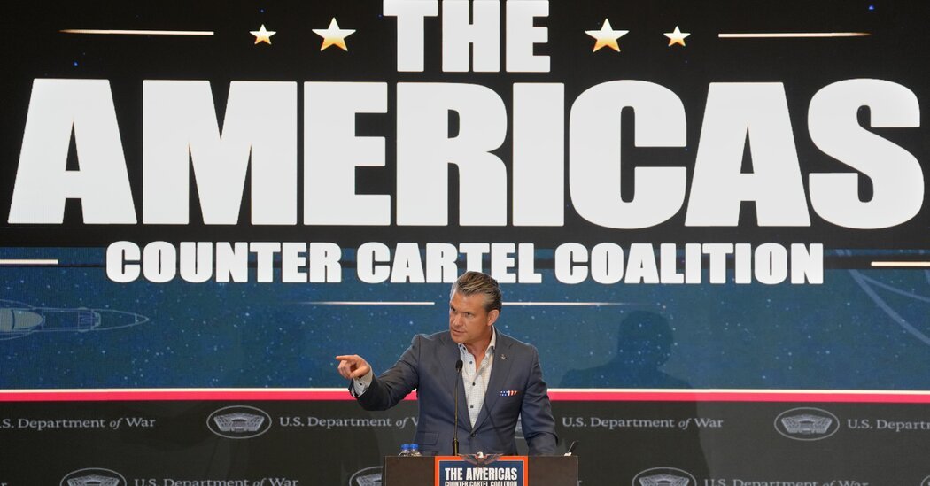 Hegseth Says Anti-Cartel Coalition Will Do ‘Bad Things to Bad People’