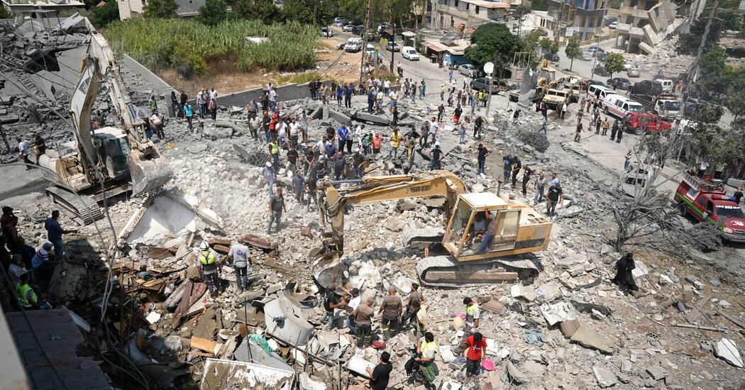 Israeli Strikes in Lebanon Kill 11, Health Officials Say
