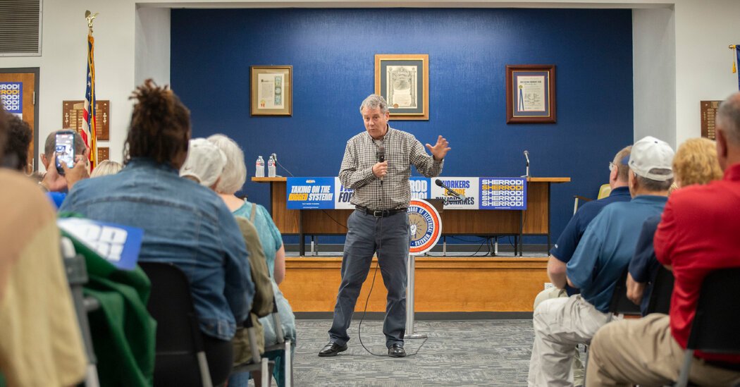 Sherrod Brown Seeks Senate Comeback in Ohio, Hoping His Populist Pitch Still Resonates