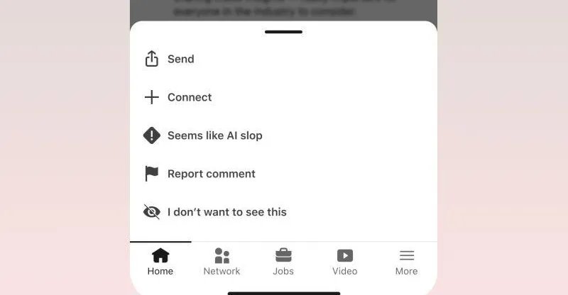 Over 1 million people have clicked LinkedIn’s AI slop button
