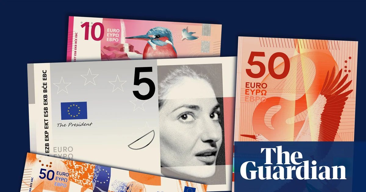 Callas, Beethoven, bee-eaters or storks: competition seeks to redesign euro notes | Europe
